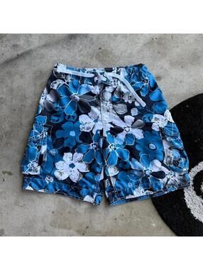 Y2K Vintage Ocean Pacific Floral Board Shorts